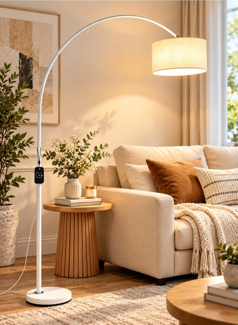 Sharpdo Modern Long Lamp Remote Control Floor Lamp, Tall and Long Lamp for Living Room Bedroom Adjustable Length Hanging Lamp Holder 185x90cm, LED 3 Light Colors Dimming Brightness Room Light - Image 2