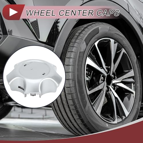 HEROFFIX 1 Pc Wheel Center Caps Hub Caps Rim Center Caps for Toyota Rav4 2006-2012 Wheel Caps Hubcap Center Covers No.4260B0R020 Silver Tone Plastic - Image 2