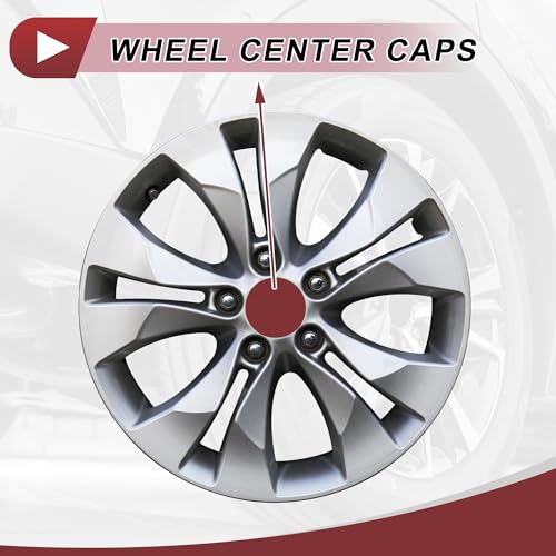 HEROFFIX 1 Pc Wheel Center Caps Hub Caps Rim Center Caps for Toyota Rav4 2006-2012 Wheel Caps Hubcap Center Covers No.4260B0R020 Silver Tone Plastic - Image 3
