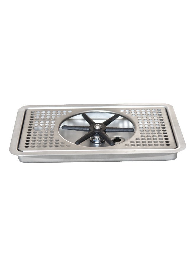 Sofia Refrigeration Glass Rinser, Automatic Cup Washer Stainless Steel with Middle Spray and Side Perforated Drip Tray - Image 1