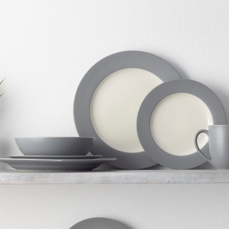 Noritake Colorwave Slate 4-Piece Rim Place Setting - Image 3