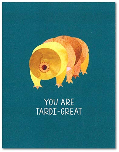 Nerdy Words Tardigrade Love/Anniversary/Valentine's Day Card (4.25" X 5.5") by Nerdy Words - Image 1