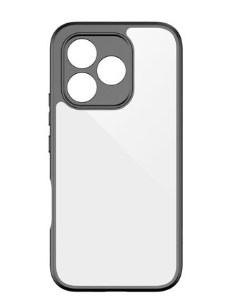 Honor 600 Lite 5G 2026 Hybrid TPU Silicone with Raised Camera Slim Armour Case Cover (MCAPSA) - Clear/Black - view 2