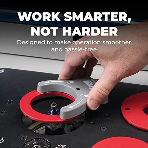 Kreg PRS5000 Precision Router Lift - Router Table Lift System - Durable Router Plate Insert - Router Table Plate Insert - For Quick, Accurate, Reliable & Repeatable Setups - Image 5