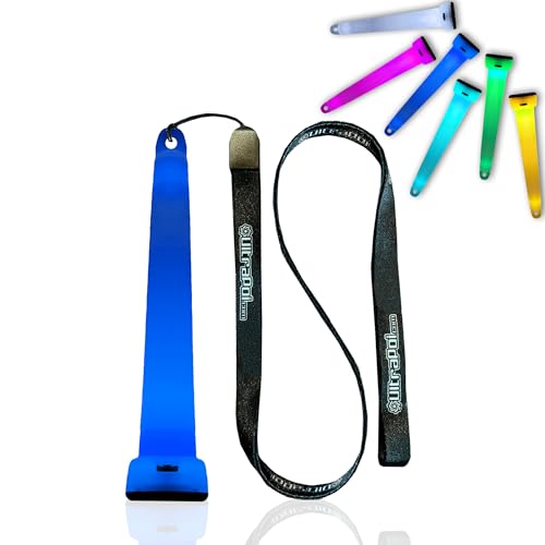 UltraPoi Digi LED Glow Stick – Rechargeable LED Poi Light Up Sticks with Rainbow Effects, Lanyards and Clips – Customizable Wearable Glowing Sticks for Weddings, Parties, Camping & Travels - Image 4