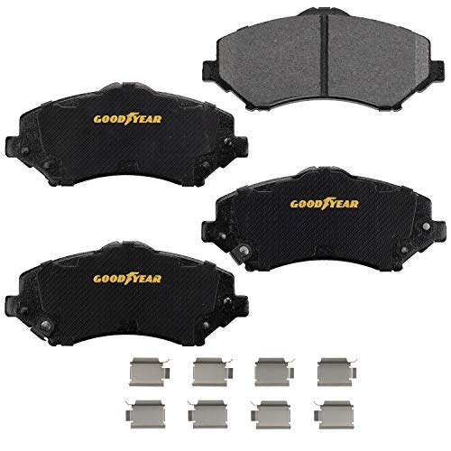 Goodyear Brakes PRK42669F | Front Truck & SUV Brake Kit with Pair (2) of AntiOx Coated Brake Rotors and Carbon-Ceramic Brake Pads fits Jeep Wrangler 17-07, Wrangler JK 2018 - Image 5