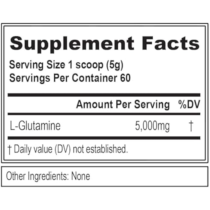 Evlution Pure Vegan L-Glutamine Powder Supplement - Evlution Nutrition Nitric Oxide Booster 5g L Glutamine Supplement for Post Workout Recovery Enhanced Pumps Gut Health Energy and Immunity - Unflavored - Image 2