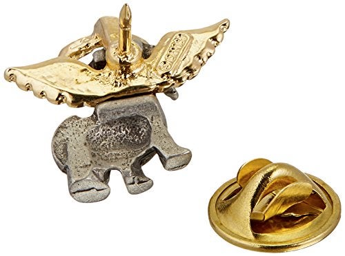 Cathedral Art Dog Angel Memorial Lapel Pin, Bereavement and Sympathy Gift for Loss of Pet, 3/4 inch, Pewter and Gold, by Cathedral Art - Image 2