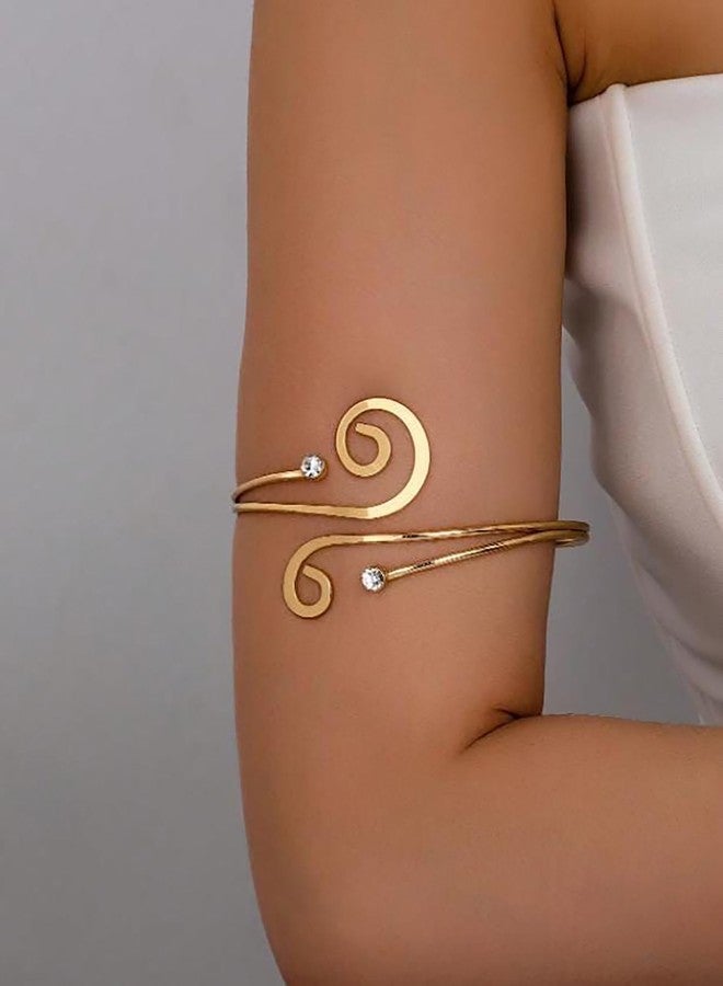 AIBFRID 3 Pcs Arm Cuff Jewelry for Women Adjustable Starfish Arm Cuffs Bangle Band Armlet Upper Arm Cuff Bracelet - Image 5