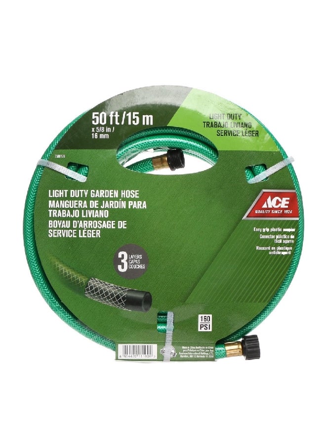 ACE Easy Grip Plastic Light Duty Garden Hose Green 50 ft 7599178 - Image 1