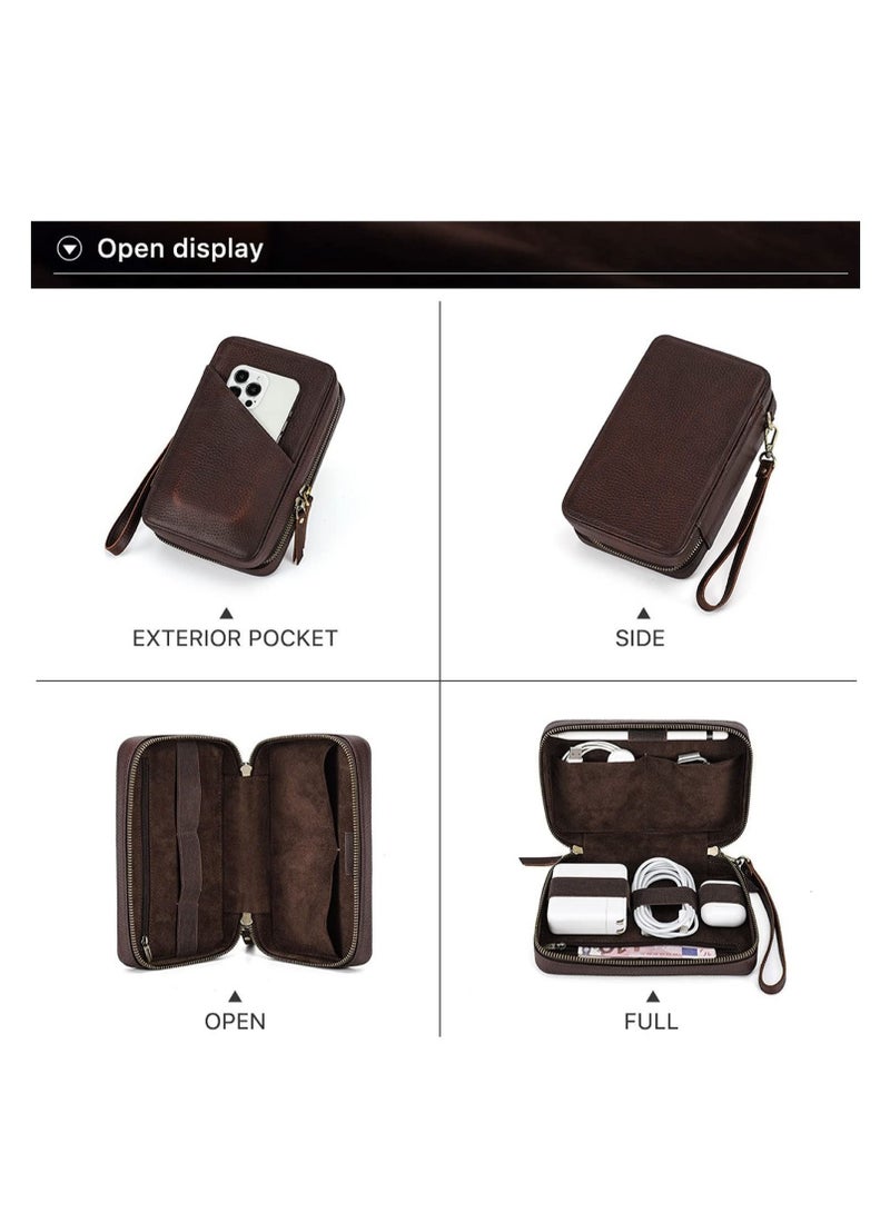 Captaintech Electronic Organizer Box, Portable Travel Electronic Accessories Storage Cases - Image 4