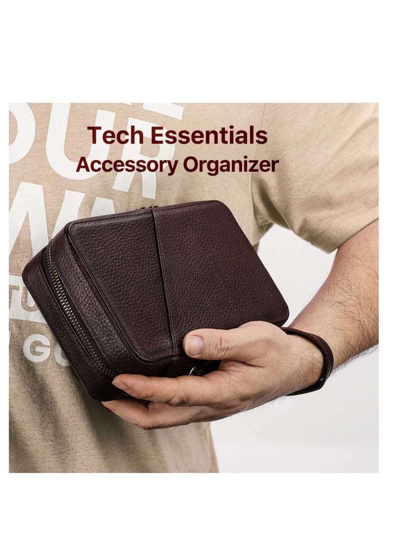 Captaintech Electronic Organizer Box, Portable Travel Electronic Accessories Storage Cases - Image 3