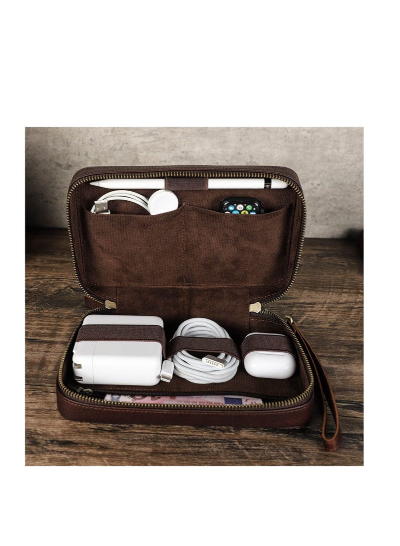 Captaintech Electronic Organizer Box, Portable Travel Electronic Accessories Storage Cases - Image 2