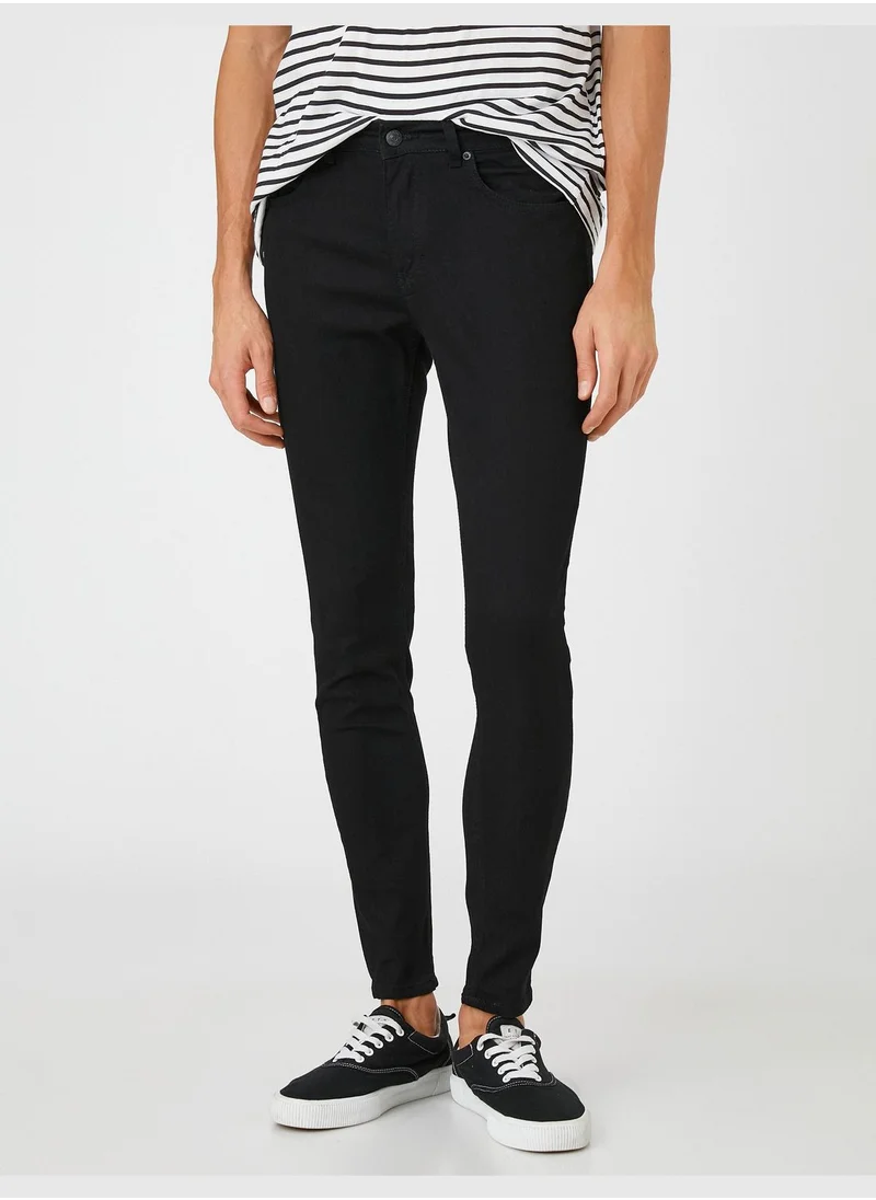 كوتون Justin Super Skinny Fit Jeans