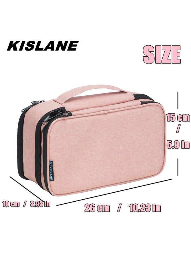 KISLANE Baby Girl Hair Accessories Storage Bag, Soft Headbands Holder, Barrette, Bows, Hair Ties, Pins, Clips Storage Bag For Girls, Baby Mittens Storage Travel Bag With Multi-Compartment  - Image 4
