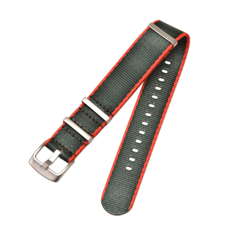 Bluejw Multi-Colors Nylon Watch Strap 18mm 20mm 22mm 24mm Adjustable Canvas Replacement Wristband for Men and Women – Durable, Lightweight & Comfortable - Image 1