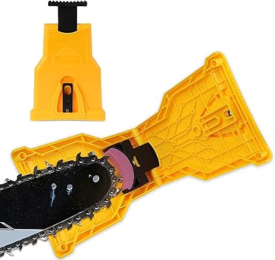 SHTCUS SHTCUS Portable Teeth Chainsaw Sharpener, Proprietary Bar-Mount Chain Saw Fast Sharpening Tool Bar Mounted Chainsaw  - Image 1