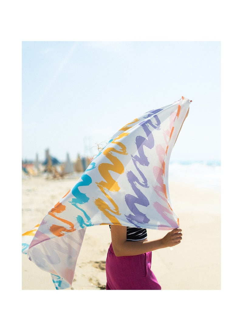 More cottons Cali Beach Towel Size: 60×180 cm GSM: 430  - Image 1