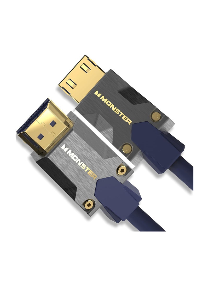 Monster - Monster M-Series 3000 Certified Premium HDMI 2.1, 48Gbps, 8K Ready, Zinc Alloy Connector, Vgrip, Pure Copper, Braided Jacket - Image 1