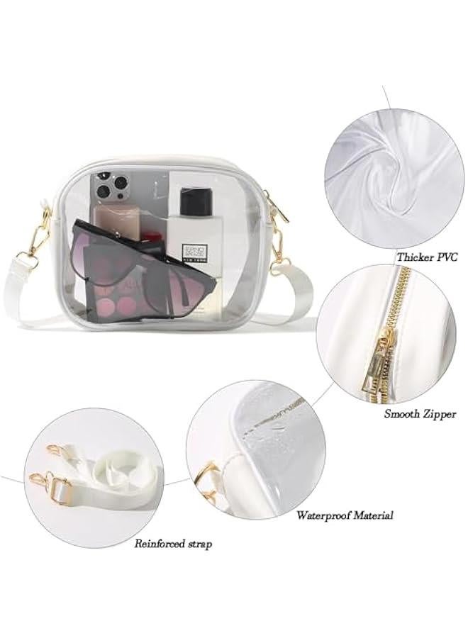 HOOKOR Clear Bag Stadium Approved, Crossbody Transparent Bag for Concerts Sports Events, Purses for Men & Women - Image 4