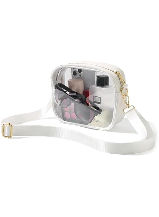 HOOKOR Clear Bag Stadium Approved, Crossbody Transparent Bag for Concerts Sports Events, Purses for Men & Women - Image 1