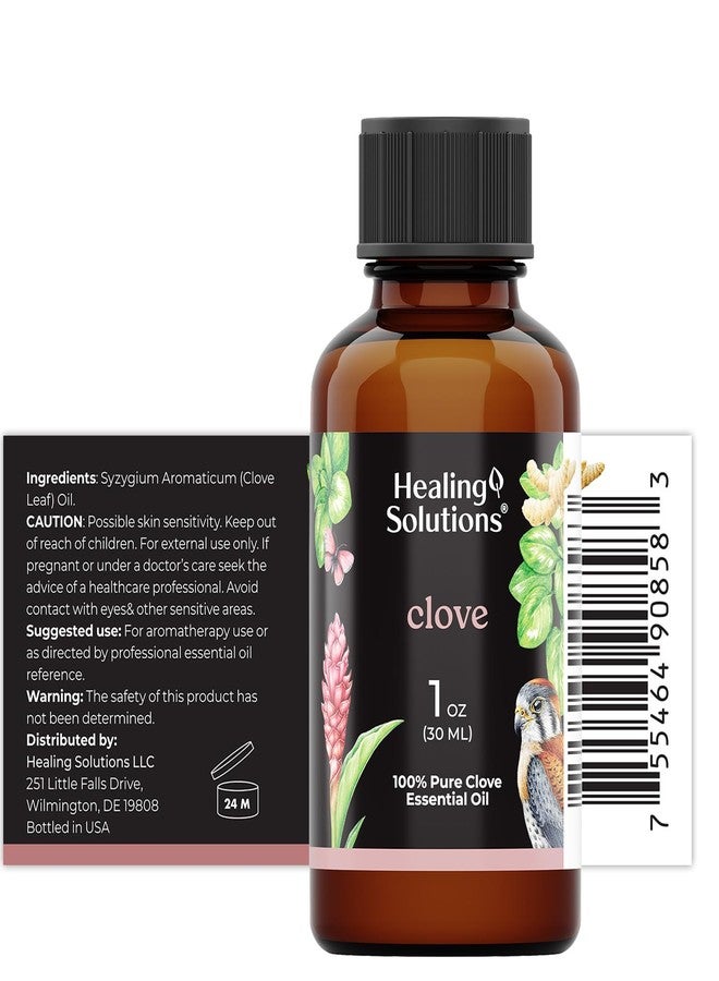 Healing Solutions Clove Essential Oil - 1 Fluid Ounces - Image 2