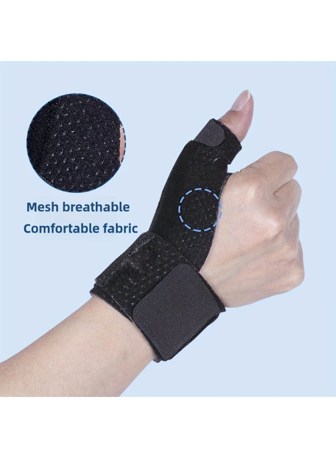 Cuken 2-Pack Thumb Brace Thumb Splint Support Brace for Right and Left Hand Reversible Thumb Wrist Stabilizer Compression Splint for Thumb, Trigger Finger, Hand Pain Relief, Arthritis, Tendonitis - Image 4