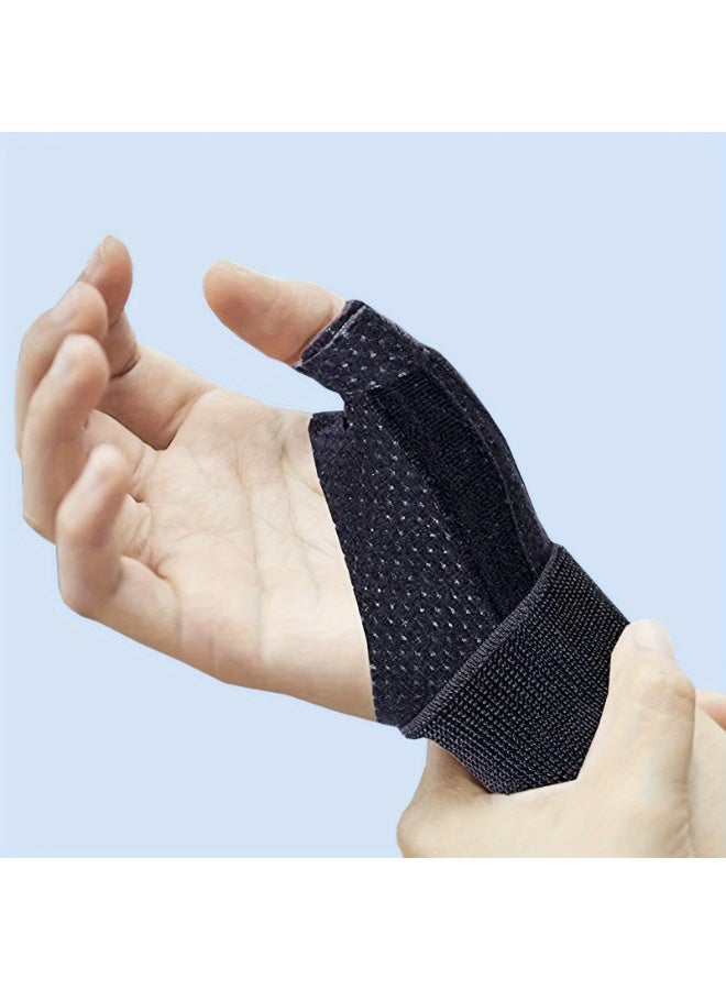 Cuken 2-Pack Thumb Brace Thumb Splint Support Brace for Right and Left Hand Reversible Thumb Wrist Stabilizer Compression Splint for Thumb, Trigger Finger, Hand Pain Relief, Arthritis, Tendonitis - Image 2