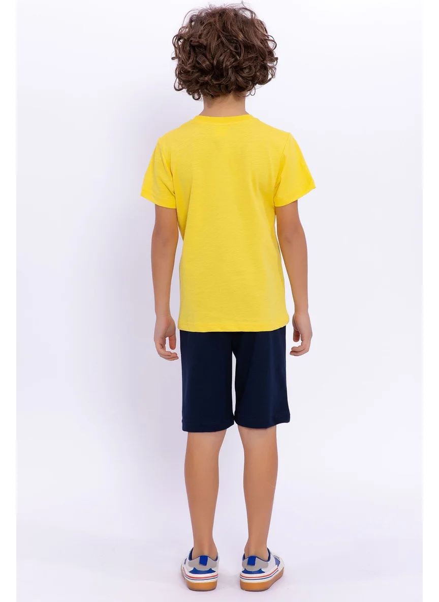 رولي بولي Sailor Yellow Boys Bermuda Suit