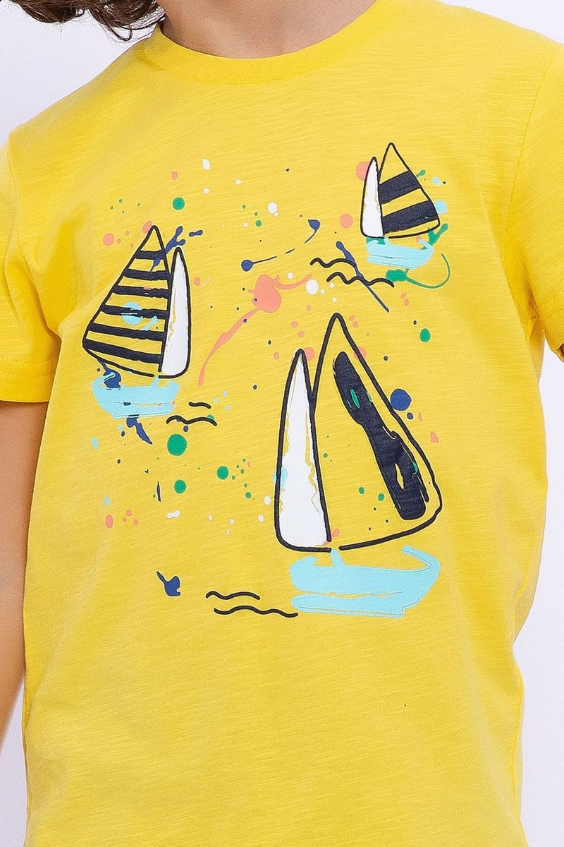 RolyPoly Sailor Yellow Boys Bermuda Suit  - Image 3