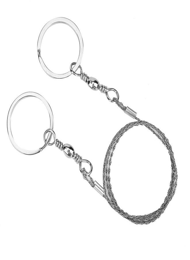 Akozon Wire Saw Stainless Steel Pocket Wire Saw Emergency CamSurvival Chain Saw Survive Tool Portable Angle Saw Cows Use Hornless Wire Saws Outdoor Sawn Wood - Image 4