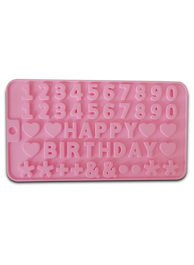 Letter Number Happy Birthday Shape Cake Mold - Image 1