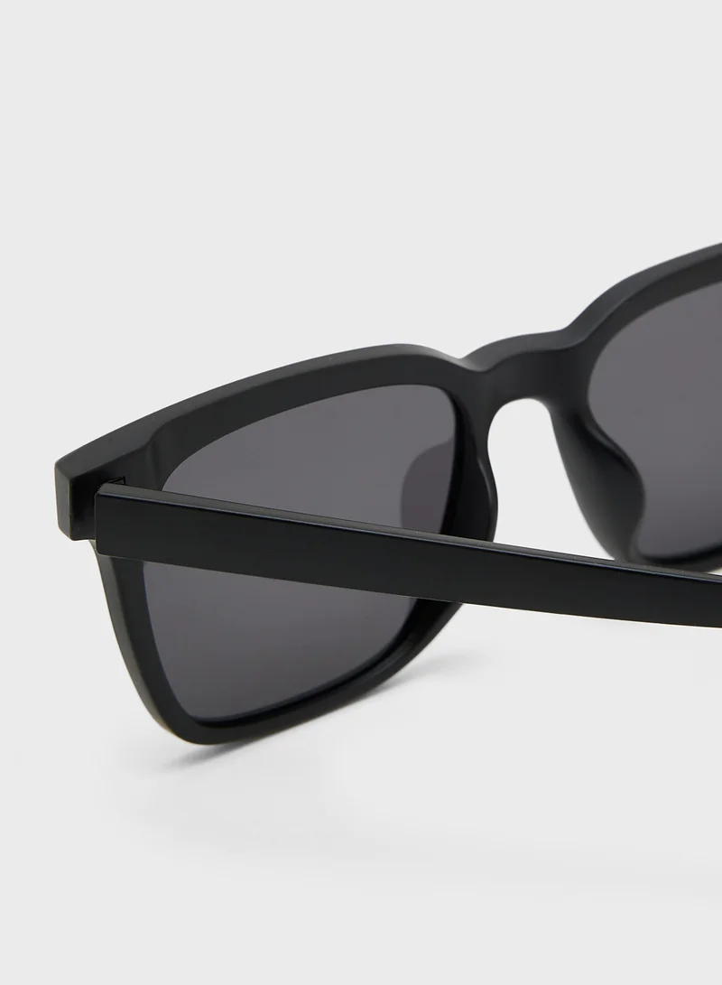 Robert Wood Polarized Lens Wayfarer Sunglasses