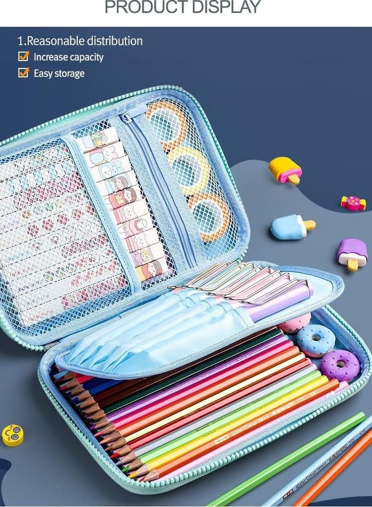 عام 2PCS حقيبة أقلام ثلاثية الأبعاد من موضوع الكرتون - حافظة قلم EVA ثلاثية الأبعاد ، حقيبة قلم متعددة الأغراض للأطفال ، منظم مستلزمات المكتب. - Image 3