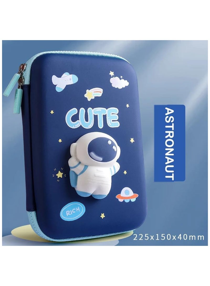 عام 2PCS حقيبة أقلام ثلاثية الأبعاد من موضوع الكرتون - حافظة قلم EVA ثلاثية الأبعاد ، حقيبة قلم متعددة الأغراض للأطفال ، منظم مستلزمات المكتب. - Image 4