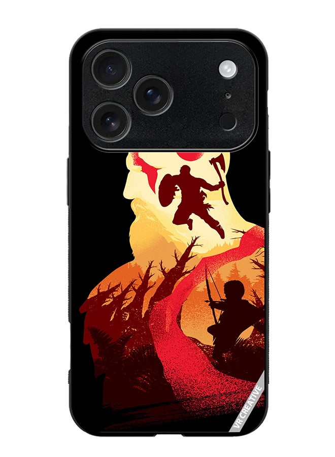 VR CREATIVE Protective Case Cover For Apple iPhone 17 Pro Max God Of War Design Multicolour