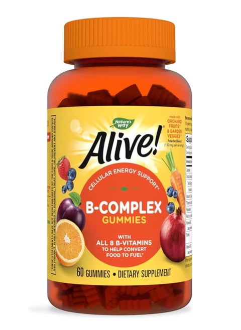 B-Complex Gummies, Cellular Energy Support, Mango Flavored, 60 Gummies