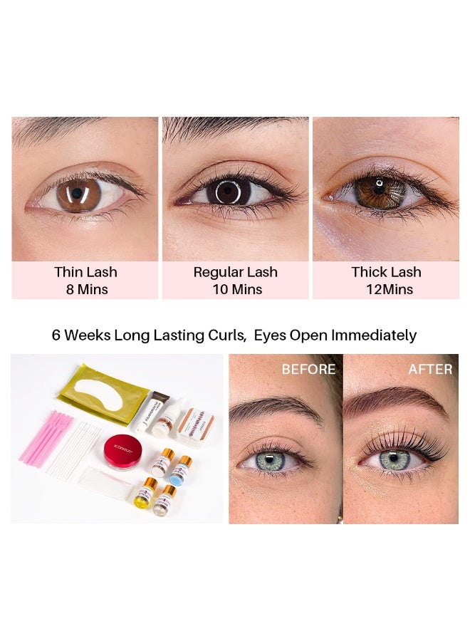 ICONSIGN 2nd Gen Lash & Brow Lift & Tint Kit – Professional Eyelash & Eyebrow Lamination with Balm Glue & 5ml Tint – Black, Brown, Coffee – Long-Lasting, Gentle Formula with tools - Image 5