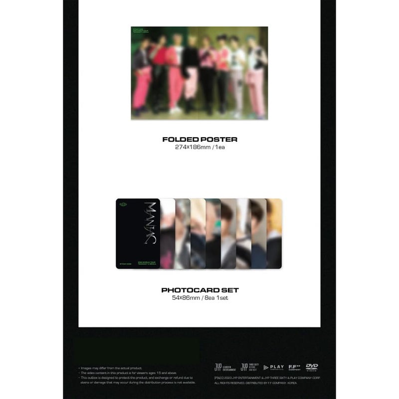 Stray Kids 2nd World Tour MANIAC in Seoul Contents+Photobook+Folding poster on pack+Tracking Sealed SKZ (DVD Version) - Image 5