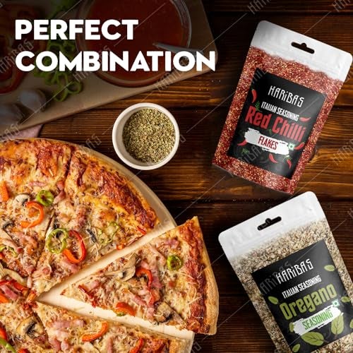 HARIBAS Seasonings Herbs & Spices Thyme, Basil, Chilli Flakes, Oregano & Rosemary 20gm Each | Mixed Herbs Seasonings - Image 5