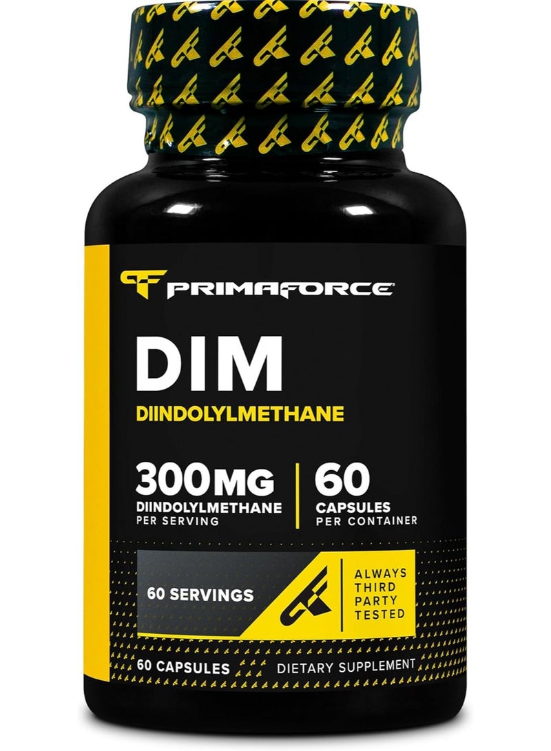 Primaforce DIM Supplement (Diindolylmethane) 300mg, 60 Vegetarian - Image 1