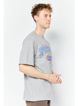 Reebok Men Sportswear Fit Short Sleeves Outdoor T-Shirt, Grey  - Image 2