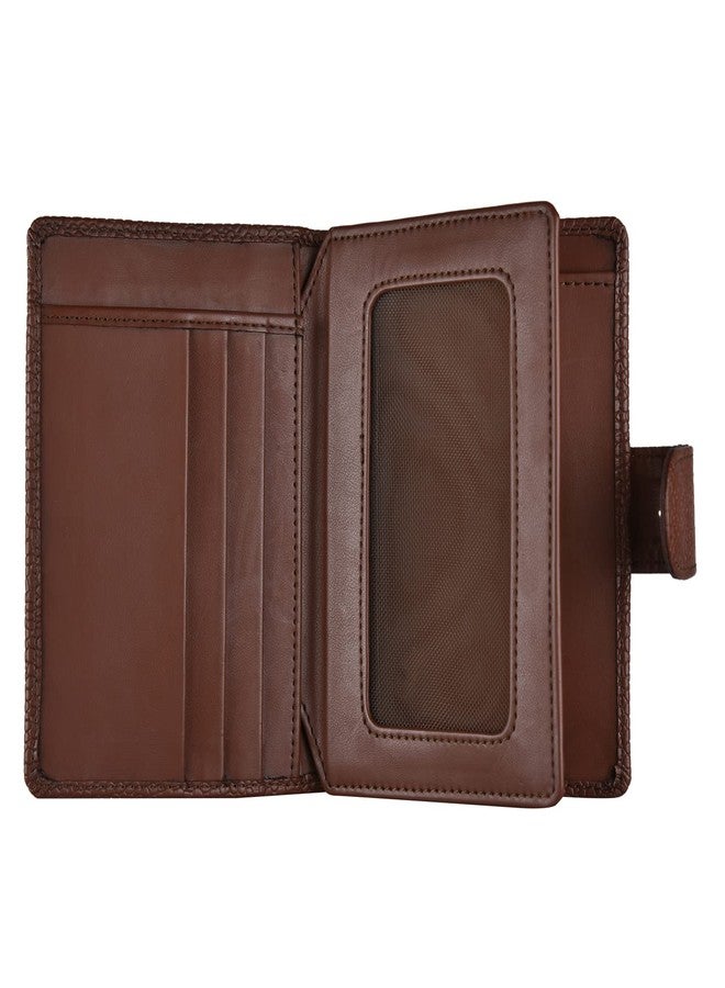 essart Pu Leather Travel Wallet and Family Unisex Passport Holder Wallet Organizer Case for Credit Debit Card Ticket Coins Money Cash Currency (AA-270-P-Tan) - Image 2
