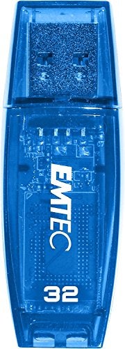 Emtec C410 Color Mix Flash Drive, 32GB, Blue, ECMMD32GC410 - Image 1