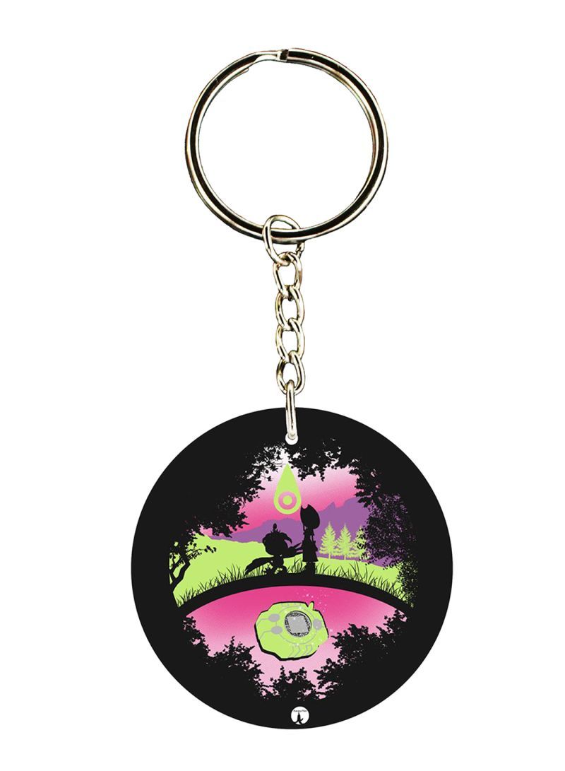 RKN Anime Digimon Printed Keychain
