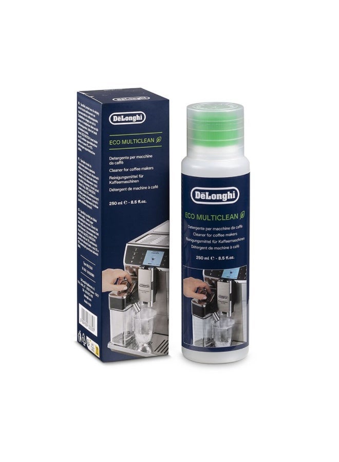 De'Longhi Eco MultiClean Cleaning Solution, - Eco-Friendly Milk Circuit Cleaner for Coffee Makers, Removes Milk Residue, Biodegradable, Suitable for All Coffee Machines, Gentle on Hands 250 ml - Image 1