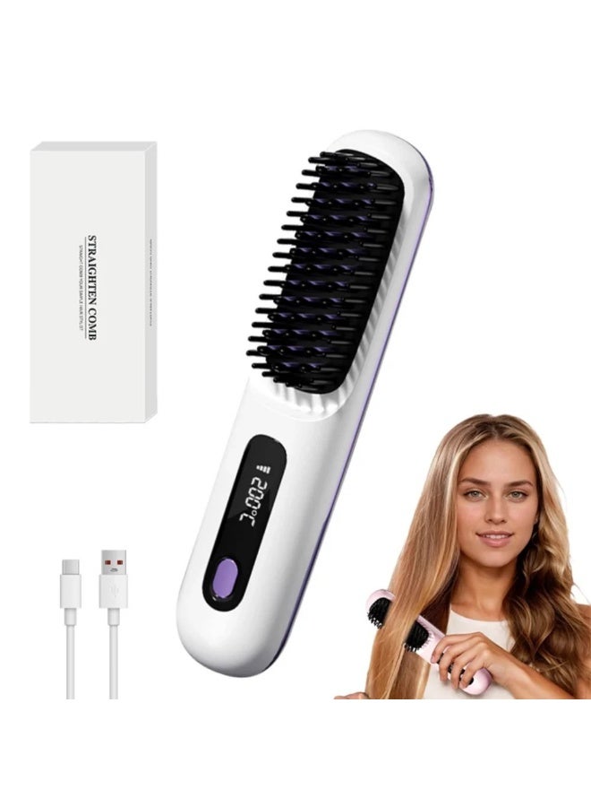 DX1357 Cordless Hair Straightening Comb, 3500W, Multicolored - Image 1