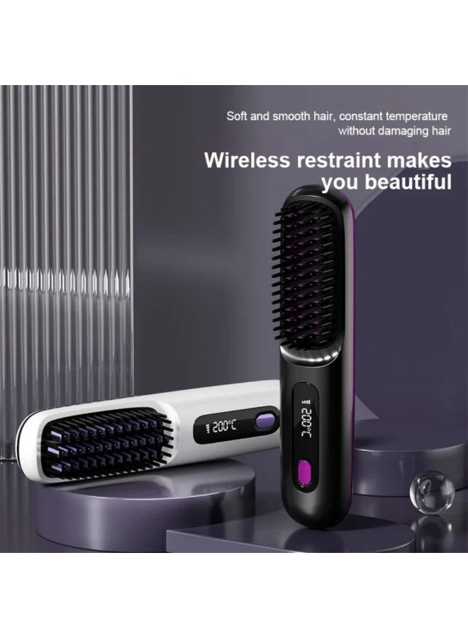 DX1357 Cordless Hair Straightening Comb, 3500W, Multicolored - Image 4