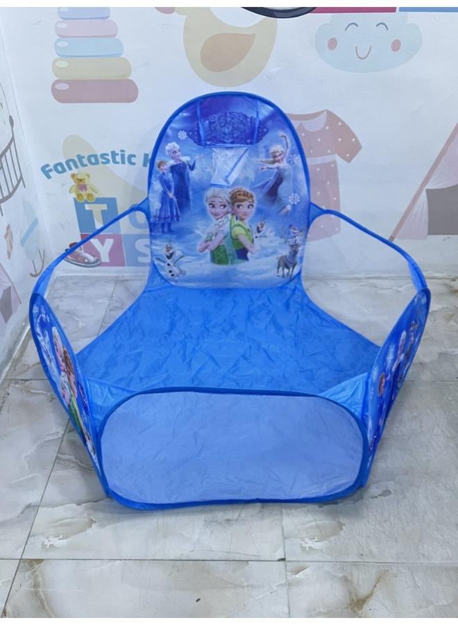 Disney FROZEN Pop-Up Play Tent for Kids – Foldable Ball Pit Tent for Indoor & Outdoor Fun (Without Balls) - Image 3