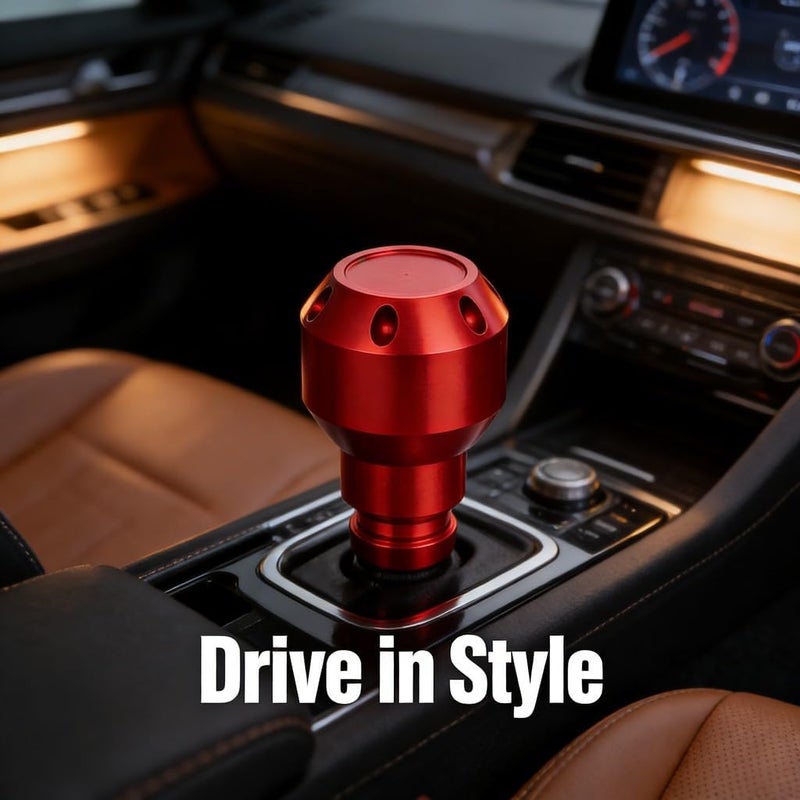 Red Aluminum Alloy Gear Stick Shift Knob Replacement for GT86 2012-2020, Durable Rustproof Material, Comfortable Grip, Easy Installation - Image 3